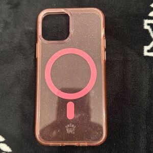 IPhone 12 Pro Velvet Caviar Pink Glitter Magsafe Phone Case